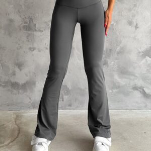 Legging Femme Évasé – Taille Haute Style Évasé (Patte d’Éléphant)