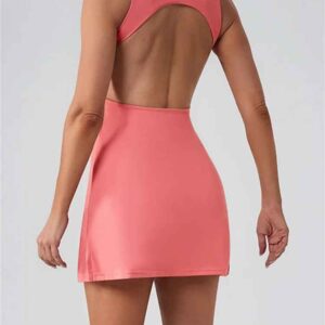 Robe de Sport Femme – Mini Coupe Ajustée Style Athlétique