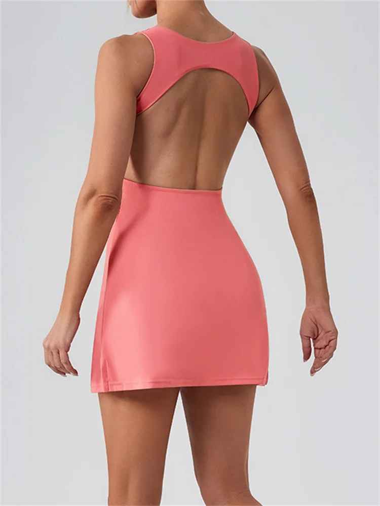Robe de Sport Femme – Mini Coupe Ajustée Style Athlétique