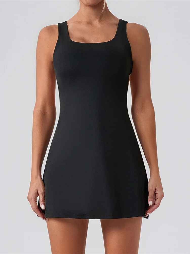 Robe de Sport Femme – Mini Coupe Ajustée Style Athlétique – Image 3