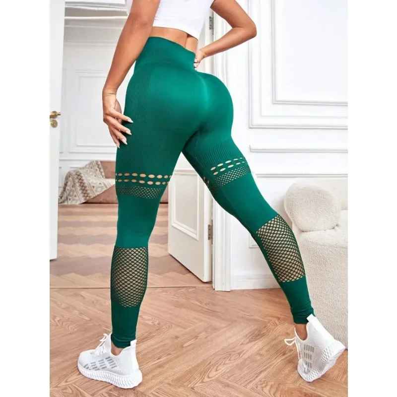 Legging Taille Haute Femme – Gainant, Extensible avec Poches Latérales – Image 5