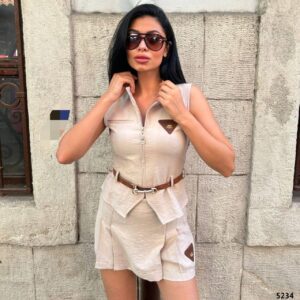 Ensemble Short Cycliste et T-shirt Ample – Confort Urbain et Style Décontracté